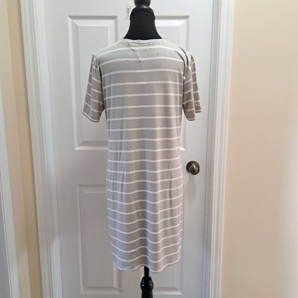 ❤️ BCBGeneration 2 Pack Dresses Blue Grey  White Striped Solid Women's XS Small - Picture 11 of 15